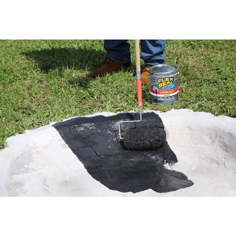 Flex Seal Family of Products Flex Seal Black Liquid Rubber Sealant Coating 32 fl. oz., Pack of 6