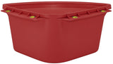 Fortex-Fortiflex CF-24R Corner Feeder, 24 qt Volume, Rubber Polymer, Red