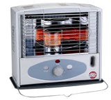 Kero World KW-11 Radiant Heater, 1 gal Fuel Tank, Kerosene, 10,000 Btu, 450 sq-ft Heating Area, Gray