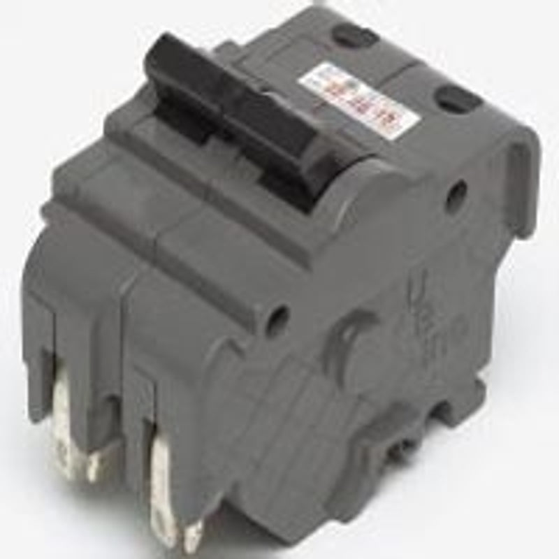 Federal Pacific UBIF220N Circuit Breaker, Type UBIF, 20 A, 2-Pole, 120/240 V, Plug, Gray