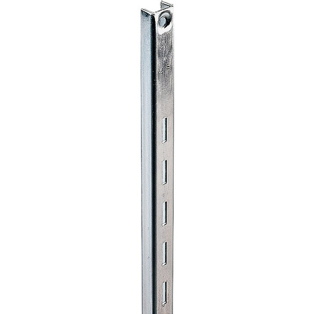 Knape & Vogt 80 80 ANO 24 Shelf Standard, 320 lb, 16 ga Thick Material, 5/8 in W, 24 in H, Steel, Anochrome, Pack of 10
