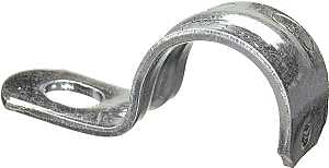 Halex 61110B Conduit Strap, Steel, Zinc-Plated