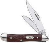Case XX 00046 Folding Pocket Knife, 2.1 in Clip, 1.53 in Pen L Blade, Tru-Sharp Surgical Stainless Steel Blade, 2-Blade