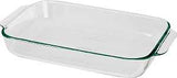Anchor Hocking Oven Basics Series 81935AHG18 Bake Dish, 3 qt Capacity, Glass, Clear, Dishwasher Safe: Yes, Pack of 3