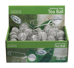 Harold Import Silver Stainless Steel Tea Ball Infuser, Pack of 24