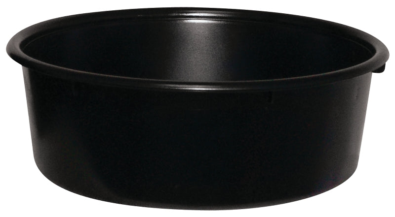 Fortex-Fortiflex MP5BX Feed Pan, 5 qt Volume, Fortalloy Rubber/HDPE, Black