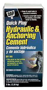 DAP 14086 Hydraulic and Anchoring Cement, Powder, Gray, 28 days Curing, 5 lb Box