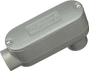 Halex 58620 Conduit Body, 2 in Hub, 10-1/4 in OAL, Threaded, Aluminum