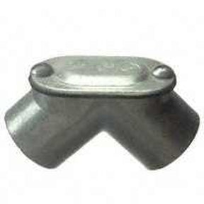 Halex 94110 Rigid Pull Elbow, 90 deg Angle, 1 in FPT x FPT, Zinc