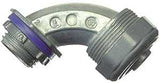 Halex 16905B Conduit Elbow, 90 deg Angle, 1/2 in Compression, Zinc