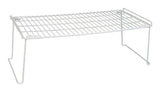 Grayline Life Organized 7-1/2 in. H X 10 in. W X 22 in. L PE Coated White Stackable Shelf