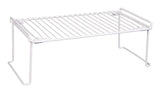 Grayline Life Organized 6 in. H X 9 in. W X 17 in. L PE Coated White Stackable Shelf