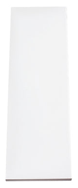 Knape & Vogt 1980 WH 8X24 Series Shelf Board, 24 in L, 8 in W, White, For: KV Standard/Bracket Shelving Systems, Pack of 5