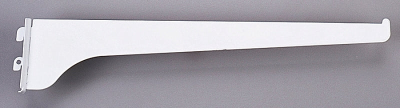 Knape & Vogt 180 WH 8 Shelf Bracket, 8 in L, Steel, Powder-Coated, White