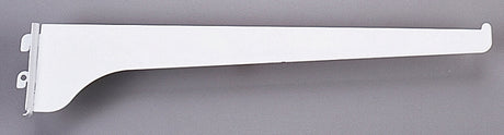 Knape & Vogt 180 WH 8 Shelf Bracket, 8 in L, Steel, Powder-Coated, White
