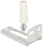Prime-Line N 6992 Adjustable Pivot Bracket and Pin Kit, Plastic/Steel, Floor