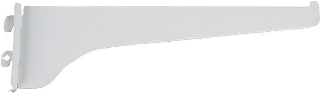 Knape & Vogt 180 WH 10 Shelf Bracket, 10 in L, Steel, Powder-Coated, White