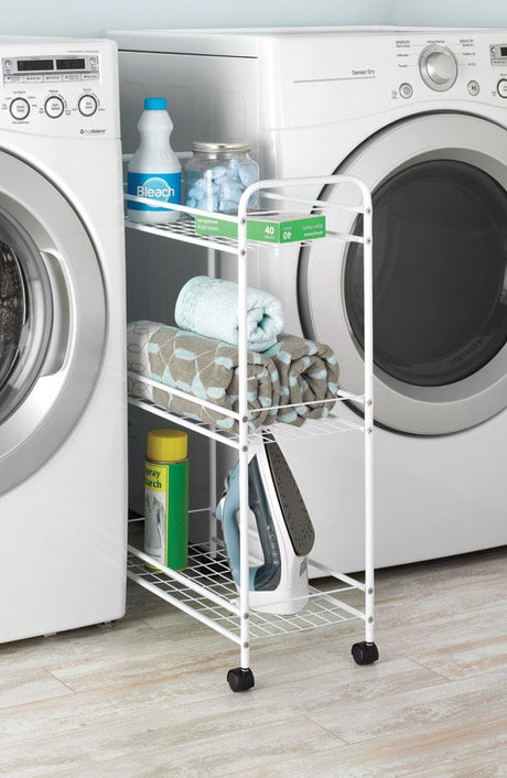 Whitmor 30-19/32 in. H X 21-13/16 in. W X 9.25 in. D Storage Cart