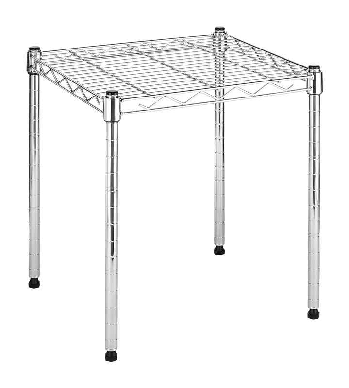 Whitmor 15 in. H X 15 in. W X 14 in. L Silver Stackable Shelf