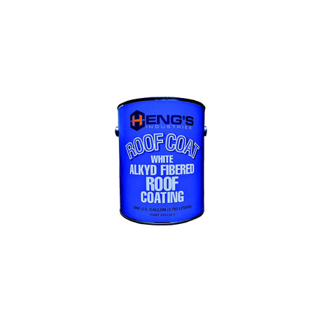 Heng's 43032 Alkyd Fibered Roof Coating, White, Gal.