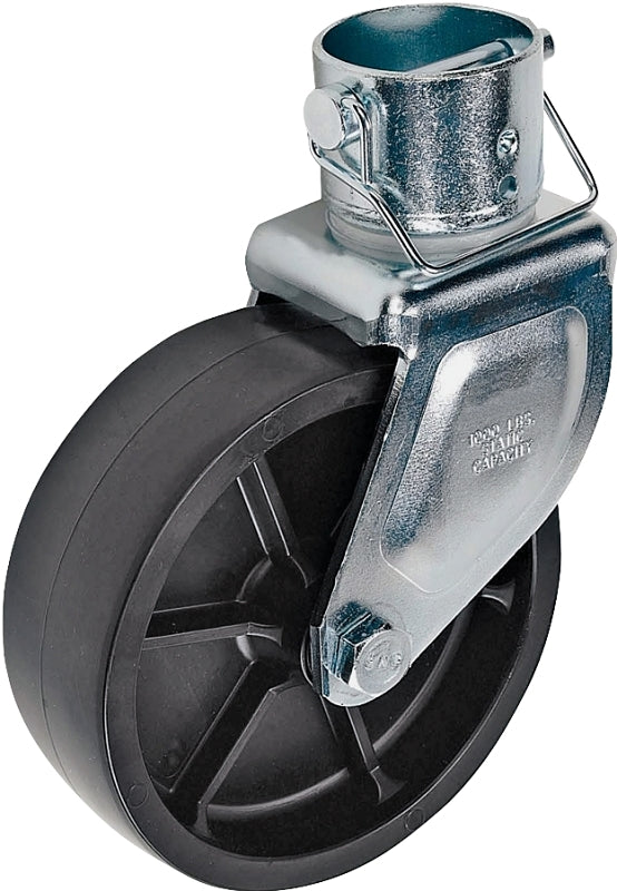 Reese Towpower 500245 Trailer Jack, 6 in Dia Wheel, Polyolefin