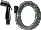 Plumb Pak PP21504 Faucet Spray Head, Black, 4 ft L, Plastic