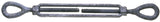 Baron 15-5/8X12 Turnbuckle, 3500 lb Working Load, 5/8 in Thread, Eye, Eye, 12 in L Take-Up, Galvanized Steel