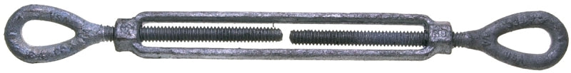 Baron 15-3/4X6 Turnbuckle, 5200 lb Working Load, 3/4 in Thread, Eye, Eye, 6 in L Take-Up, Galvanized Steel