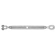 Baron 18-1/2X6 Turnbuckle, 2200 lb Working Load, 1/2 in Thread, Jaw, Eye, 6 in L Take-Up, Galvanized Steel