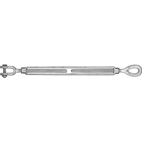 Baron 18-5/8X6 Turnbuckle, 3500 lb Working Load, 5/8 in Thread, Jaw, Eye, 6 in L Take-Up, Galvanized Steel