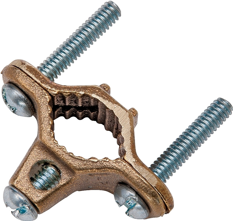 Pro-Flex PFBC-AB Bonding Clamp, For: 3/8 in and 1/2 in CSST Fittings or 1/2 to 1 in Black Pipes, Bronze