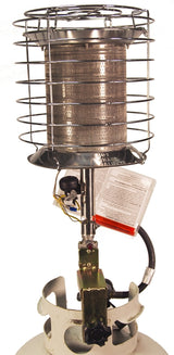 Reddy Heater Tank Top Heater, 20 lb Fuel Tank, Propane, 30000 to 40000 Btu, 800 sq-ft Heating Area