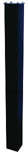Mail Boss 7121 Series Spreader Plate, Black, 46 in L, 4 in W, 4 in H, Steel, Galvanized