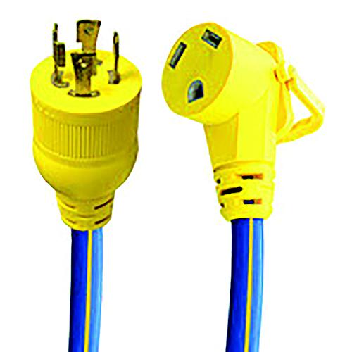 AP Products Power &amp; Lighting 1600526 E-zeeGrip 30Amp 4-Prong Generator Adapter, 18"