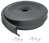 M-D 03723 Bottom Garage Door Sealer, 1 in Thick, 9 ft L, EPDM, Black