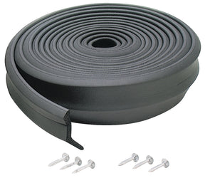 M-D 03723 Bottom Garage Door Sealer, 1 in Thick, 9 ft L, EPDM, Black