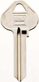 Hy-Ko 11010RU16 Key Blank, Brass, Nickel, For: Corbin/Russwin Cabinet, House Locks and Padlocks, Pack of 10