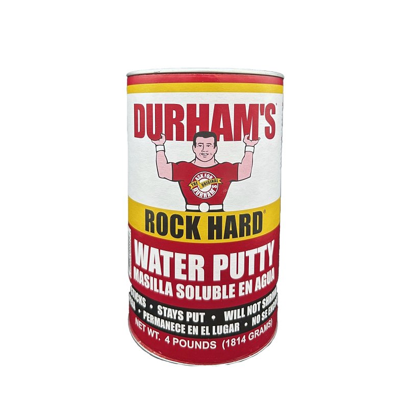Durham's 4 Water Putty, Natural Cream, 4 lb Can
