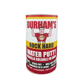 Durham's 4 Water Putty, Natural Cream, 4 lb Can