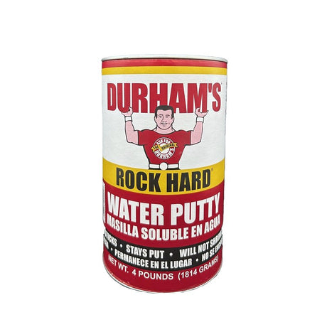 Durham's 4 Water Putty, Natural Cream, 4 lb Can