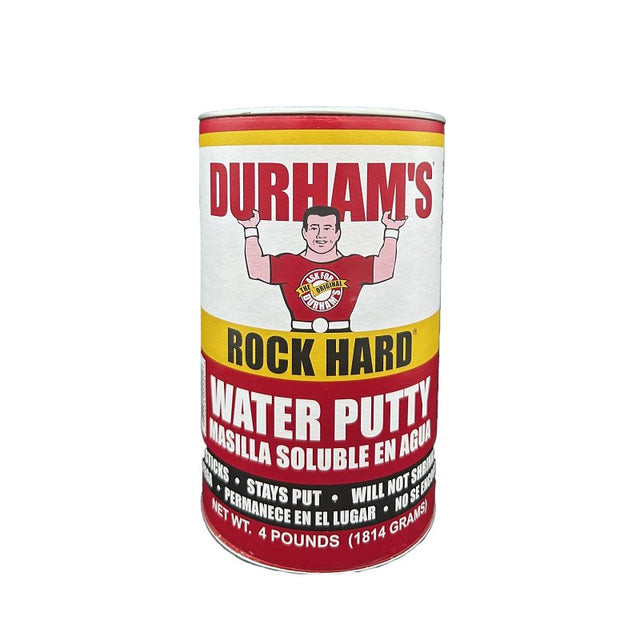 Durham's 4 Water Putty, Natural Cream, 4 lb Can