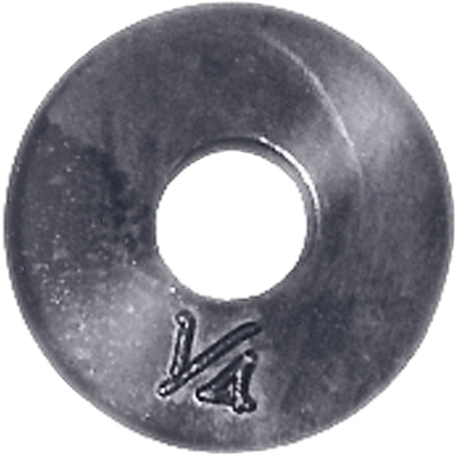 Danco 88571 Flat Faucet Washer, 1/4 in, 0.2 in ID x 0.562 in OD Dia, Rubber, For: Quick-Opening Style Faucets, Pack of 3