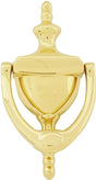 Schlage SC2-3125-605 Door Knocker, Brass, Brass, 3-15/16 in Mounting Hole