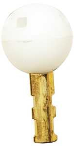 Plumb Pak PP808-73 Oval Stem Replacement Faucet Ball, Plastic