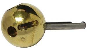 Plumb Pak PP808-72LF Round Stem Replacement Faucet Ball, Brass, For: Delta Model 70 Faucets