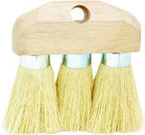 DQB 11941 3-Knot Roof Brush, 3-1/2 in L Trim, Tampico, White