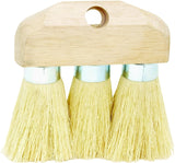 DQB 11941 3-Knot Roof Brush, 3-1/2 in L Trim, Tampico, White