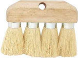 DQB 11942 4-Knot Roof Brush, 3-1/2 in L Trim, Tampico, White