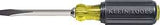 Klein Tools 600-4 Screwdriver, 1/4 in Drive, Keystone Drive, 8-11/32 in OAL, Acetate Handle, 4 in L Shank
