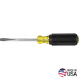 Klein Tools 600-4 Screwdriver, 1/4 in Drive, Keystone Drive, 8-11/32 in OAL, 4 in L Shank, Acetate Handle